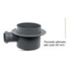 POZZETTO DOCCIA  SIFONATO  A PAVIMENTO  RIBASSATO MM 90 USCITA MM40