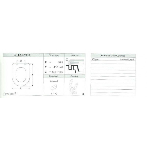 COPRIWATER OBJECT BIANCO