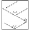 PROFILO DI BATTUTA INFERIORI PER SERIE FLEX CM 120 CO158L01 SAMO