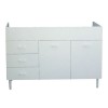 SOTTOLAVELLO 120X50 PER LAVELLO INOX  CASSETTIERA SX BIANCO