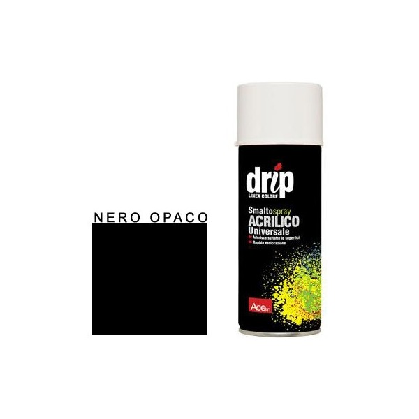 SPRAY ACRILICO NERO OPACO