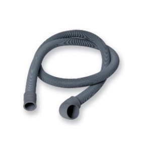 TUBO ESTENSIBILE SCARICO LAVATRICE 2MT CON CURVA