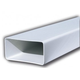 TUBO PVC PER FUMI KAPPA 120X60 BIANCO DA 1 MT CT1126B