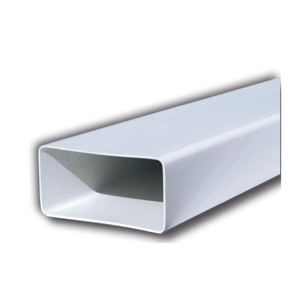 TUBO PVC PER FUMI KAPPA 120X60 BIANCO DA 1 MT CT1126B