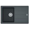 FRANKE LAVELLO FRAGRANITE INCASSO BOSTON 98998702 BFG 611-78 1 CM 78X50 1 VASCA SX CON GOCCIOLATOIO DX GRAFITE COMPLETO