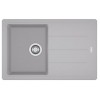 FRANKE LAVELLO FRAGRANITE INCASSO BOSTON 98998747 BFG 611-78 1 CM 78X50 1 VASCA DX CON GOCCIOLATOIO SX ALLUMINIO COMPLE