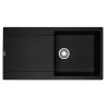 FRANKE LAVELLO INCASSO FRAGRANITE MARIS 9899906 MRG 611-L CM 97X50 1 VASCA CON GOCCIOLATOIO REVERSIBILE NERO