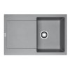 FRANKE LAVELLO INCASSO FRAGRANITE MARIS 9899909 MRG 611 CM 78X50 1 VASCA CON GOCCIOLATOIO REVERSIBILE STONE GREY