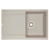 FRANKE LAVELLO INCASSO FRAGRANITE MARIS 9899913 MRG 611 CM 78X50 1 VASCA CON GOCCIOLATOIO REVERSIBILE SAHARA