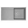 FRANKE LAVELLO INCASSO FRAGRANITE MARIS 9899917 MRG 611-L CM 97X50 1 VASCA CON GOCCIOLATOIO REVERSIBILE STONE GREY