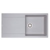 FRANKE LAVELLO INCASSO FRAGRANITE MARIS 9899919 MRG 611-L CM 97X50 1 VASCA CON GOCCIOLATOIO REVERSIBILE ALLUMINIO