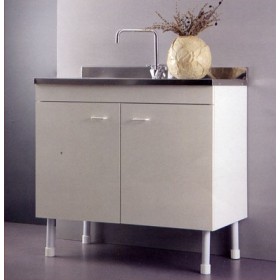 SOTTOLAVELLO 90X50 BIANCO PER LAVELLO INOX