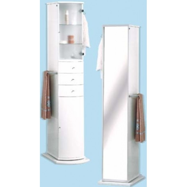 COLONNA GIREVOLE 40 x 40 x 187 BIANCA