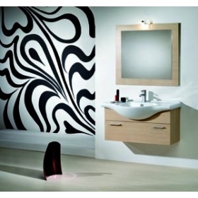 COMPONIBILE DA BAGNO SERENA  CM105 ROVERE SBIANCATO