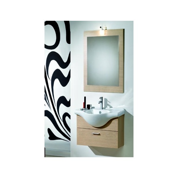 COMPONIBILE DA BAGNO SERENA CM  55 ROVERE SBIANCATO