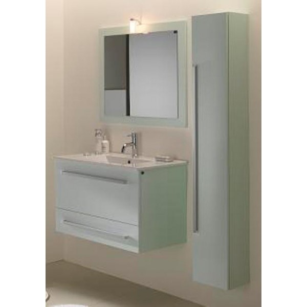 COMPONIBILE DA BAGNO SERIE MODERNO CM 80 COLONNA SOSPESA CM 25