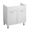 SOTTOLAVELLO 80X50 TEAK PER LAVELLO INOX