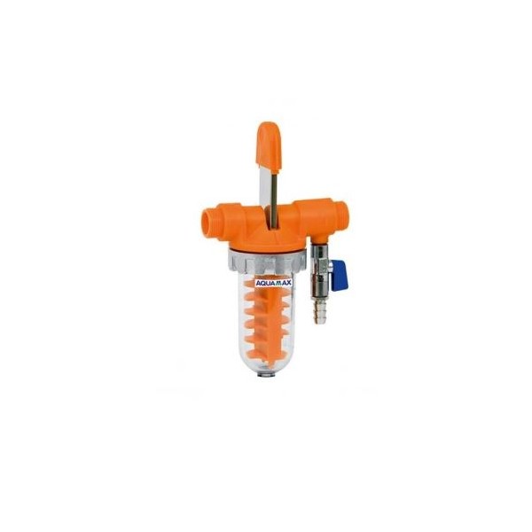 FILTRO DEFANGATORE AQUAMAX 3/4PER IMPIANTI DI RISC. CON RUBINETTO DI SCARICO