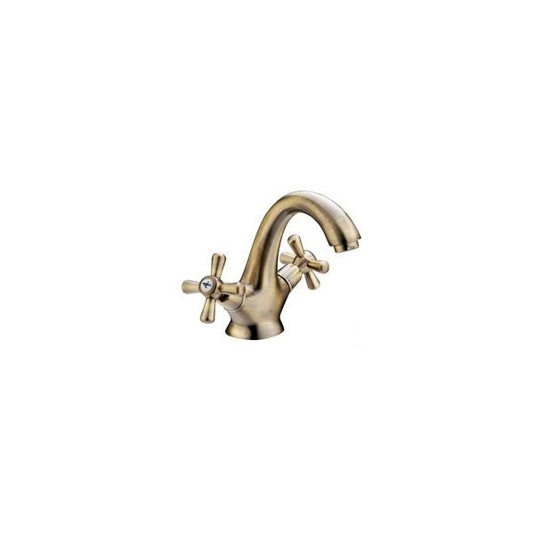 MISCELATORE LAVABO IRIS RETRO'1' 1/4  BRONZO