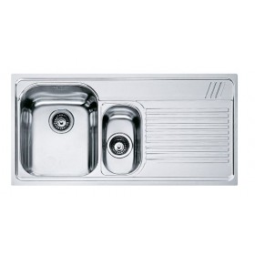 FRANKE LAVELLO ARMONIA 101.0022.380 AMX 651 CM 100X50 2 VASCHE DX (1 PICCOLA PER ORTAGGI) CON GOCCIOLATOIO SX COMPLETO D