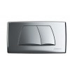 PLACCA DOPPIO TASTO RETTANGOLARE VECCHIO TIPO CROMO LUCIDO GEBERIT 115.888.21.1