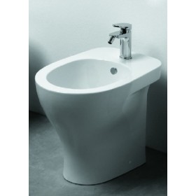 BIDET TULIP FILO MURO B/CO AZZURRA