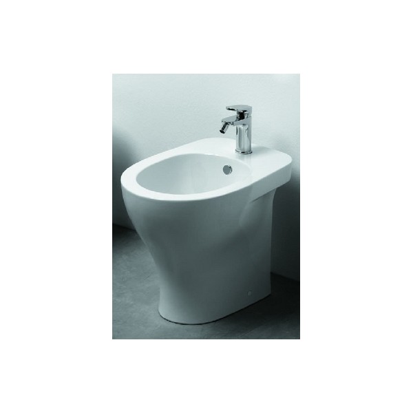 BIDET TULIP FILO MURO B/CO AZZURRA