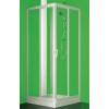 BOX ANGOLO SKIPPER VELA PROFILO BIANCO ANGOLO A 4 ANTE CM 70/75-85/90 CRISTALLO STAMPATO FORTE BS103200501