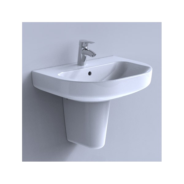 LAVABO CRISTALLO  60X48 BIANCO DOLOMITE