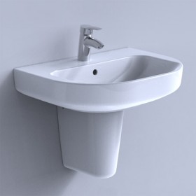 LAVABO CRISTALLO 50X40 BIANCO DOLOMITE