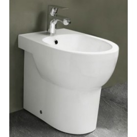 BIDET ABSOLUTE AZZURRA  FILO MURO B/CO AZZURRA