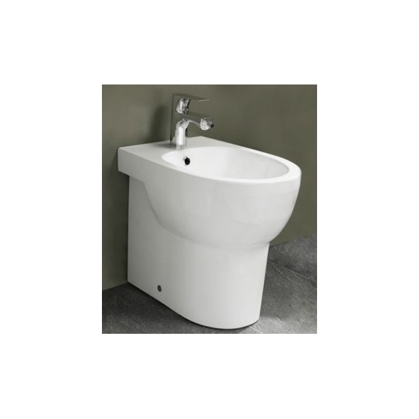 BIDET ABSOLUTE AZZURRA  FILO MURO B/CO AZZURRA