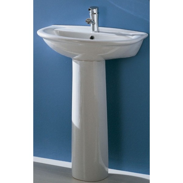 LAVABO KARLA  55X44 BIANCO