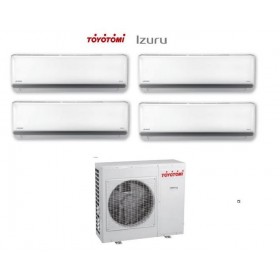 CONDIZIONATORE INVERTER QUADRI SPLIT 9000+9000+9000+9000  TOYOTOMI  (UNITA' ESTERNA DA 36000)