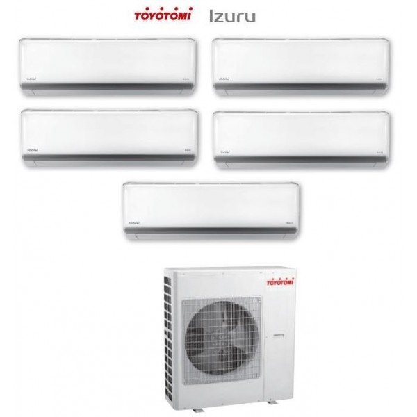 CONDIZIONATORE INVERTER PENTA SPLIT 9000+9000+9000+9000+9000  TOYOTOMI  (UNITA' ESTERNA DA 42000)