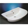 LAVABO SEMINCASSO BIANCO SELECTA