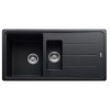 FRANKE LAVELLO FRAGRANITE INCASSO URBAN UBG 651 CM 100X50 2 VASCHE ( 1 PICCOLA PER ORTAGGI) CON GOCCIOLATOIO REVERSIBILE GRAFIT