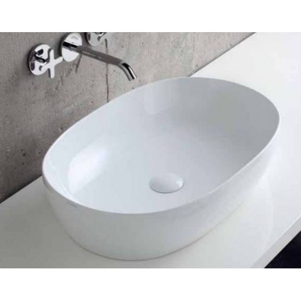 LAVABO APPOGGIO AZZURRA  ELEGANCE  40 X 40  BIANCO