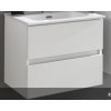 BASE PORTALAVABO DUE CASSETTI KORA BIANCO FRASSINATO CM.100