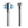 FLESSIBILE SATILUX OTTONE CROMATO  FF  DA 1/2 CM 40
