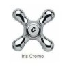 MANIGLIA IRIS QUATTRO PUNTE IRIS PAFFONI CROMO