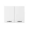 PENSILE DA CUCINA  2 ANTA BIANCO L. CM 80 X H. 55 X P. 34
