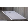 PIATTO DOCCIA 70X110 GEAL COAT SLATE ZENON BIANCO H 2,5 CON PILETTA E GRIGLIA CROMO