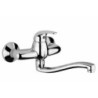 MISCELATORE LAVELLO A MURO PINGUINO  ART .161 CROMO