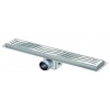 PILETTA DOCCIA SIF. INOX  600X100 MM A CANAL.ONDE AT.ORIZ.D.40