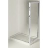 BOX PARETE FISSA S SLIDE S 68-74 CROMO CRISTALLO CINCILLA' MM. 6 FORTE CON TRATTAMENTO AQVACLEAN