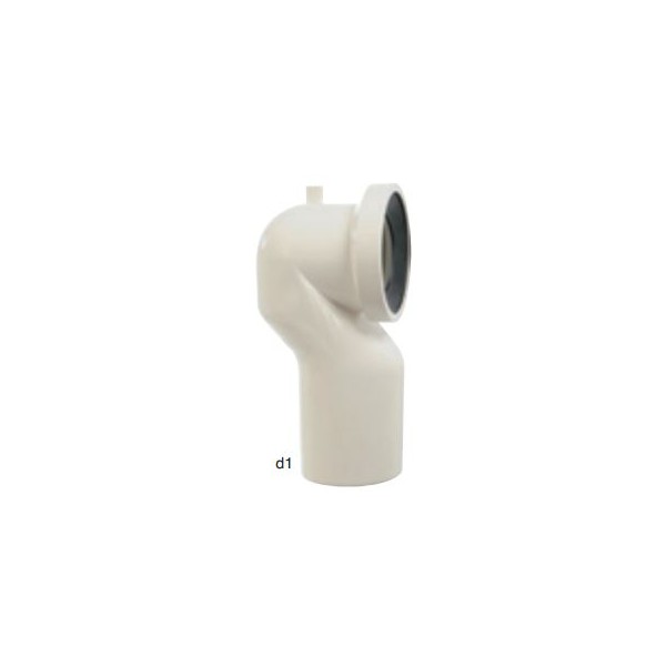 CURVA VASO COLLO CIGNO D90 / 100 PROLUNGATA