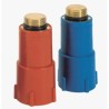 TAPPO DI MONT.IMPIAN.CON FILETTO IN OTTONE 1/2X20 PP-R BLU