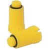 TAPPO DI MONT.IMPIAN.CON ORING 1/2X20 PP-R GIALLO