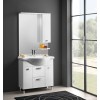 BASE RIMINI 105 CM CON LAVABO BIANCO